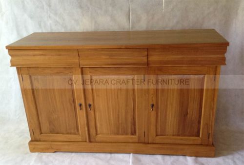 Sideboard Buffet 3 Doors 3 Drawers Teak